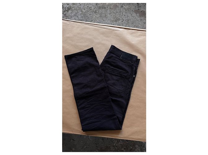 Jeans in denim Visvim Social Sculpture 03R CMYK Nero W34 L32 - vista 2