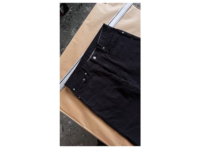 Jeans in denim Visvim Social Sculpture 03R CMYK Nero W34 L32 - vista 6