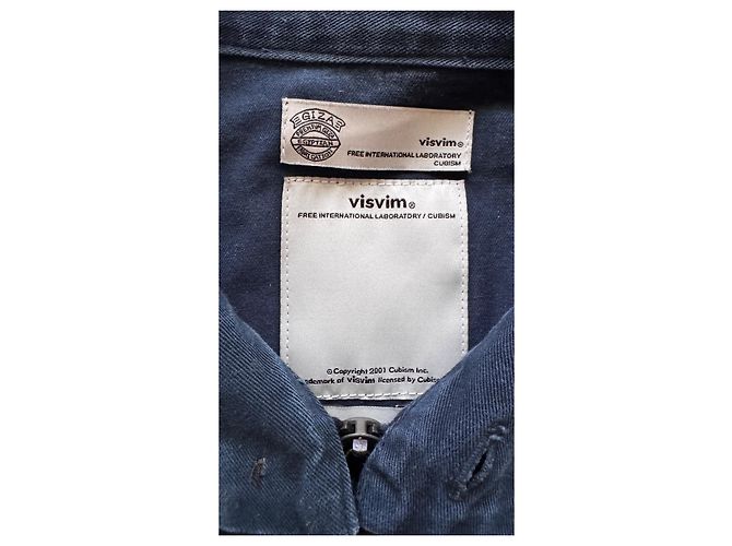 visvim Giacca Ketchikan Prime Natural Dye F.I.L. Exclusive - Blu Scuro - vista 5