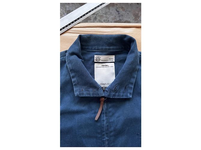 visvim Giacca Ketchikan Prime Natural Dye F.I.L. Exclusive - Blu Scuro - vista 6