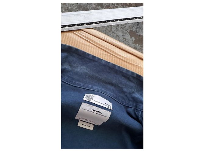 visvim Giacca Ketchikan Prime Natural Dye F.I.L. Exclusive - Blu Scuro - vista 9