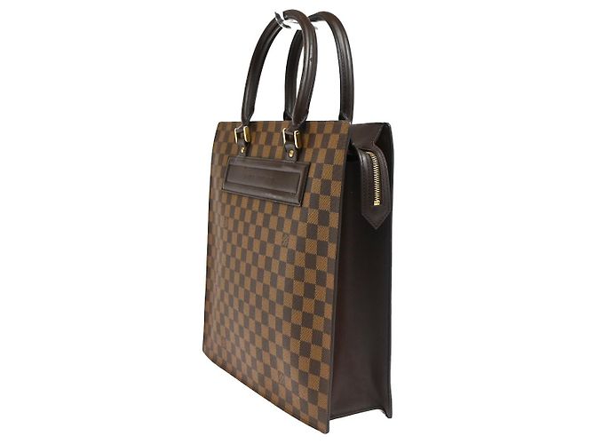 Louis Vuitton Venice Sac Plat Damier Ebene GM Marrone - vista 3