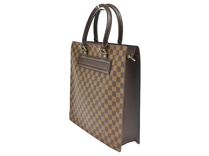 Louis Vuitton Venice Sac Plat Damier Ebene GM Marrone - vista 4