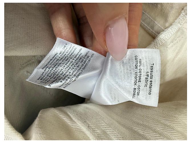 Autre Marque Fortela Jeans de algodão bege - vista 5