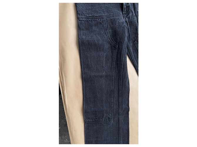 visvim Pantaloni Wide Painter VS0001600 Nero Grigio Grigio antracite - vista 4