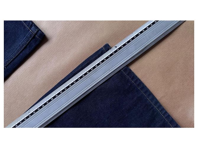 Visvim Pantaloni Carpenter SS Prime Unwashed Wide Blu scuro - vista 17
