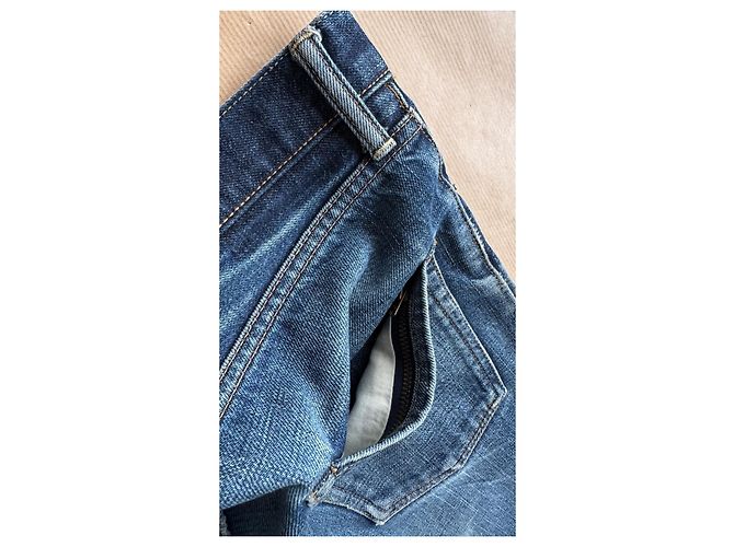 visvim 04R Social Sculpture Denim Blu Realizzato in Giappone - vista 18