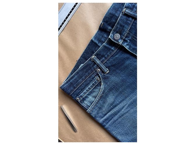 visvim 04R Social Sculpture Denim Blu Realizzato in Giappone - vista 4
