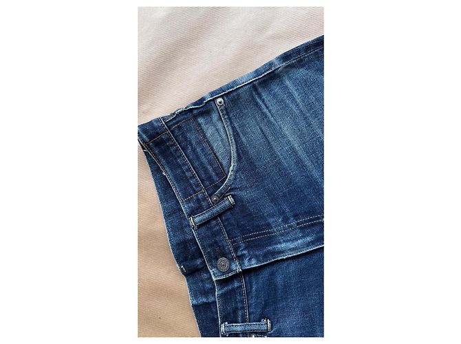 visvim 04R Social Sculpture Denim Blu Realizzato in Giappone - vista 7