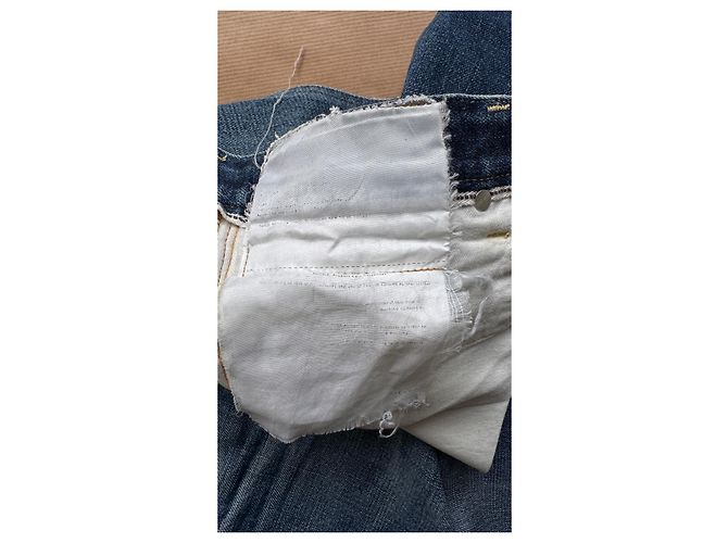 visvim 04R Social Sculpture Denim Blu Realizzato in Giappone - vista 9