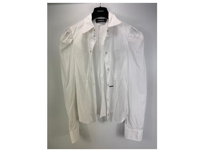 Dsquared2 Camicia Western in Cotone Bianco - vista 3
