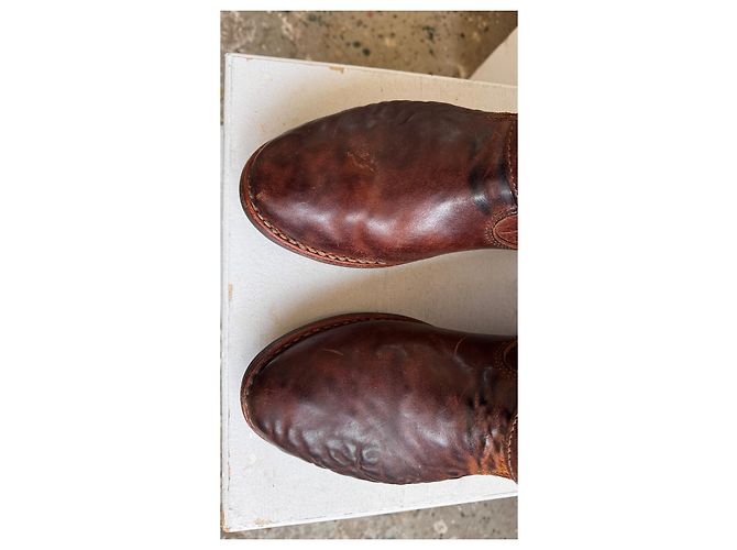visvim T.W.O. Boots Folk Brown Leather Boots - view 8