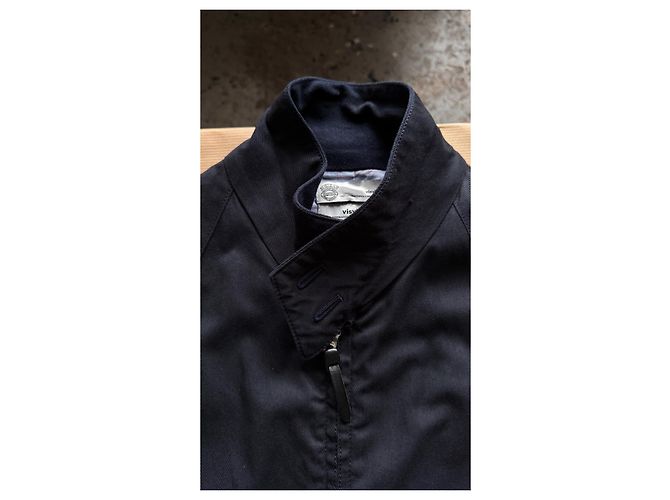 Giacca Visvim Ketchikan Giza Cotton - Blu Scuro - vista 13