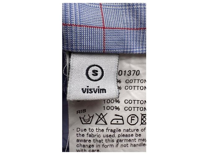 Giacca Visvim Ketchikan Giza Cotton - Blu Scuro - vista 16