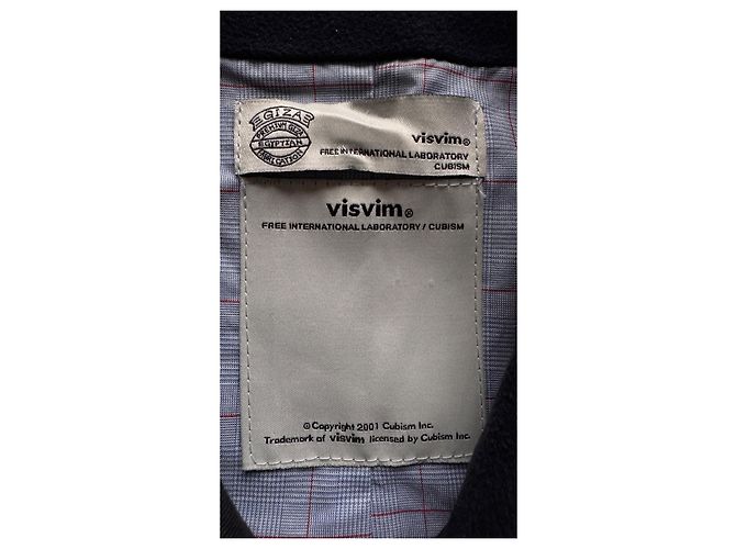 Giacca Visvim Ketchikan Giza Cotton - Blu Scuro - vista 4