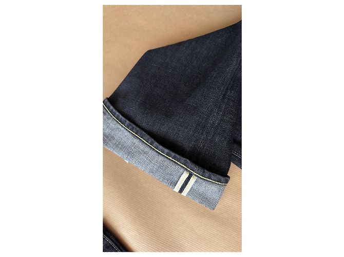 Jeans Selvedge visvim Social Sculpture 01.2R - Nero Blu scuro - vista 10