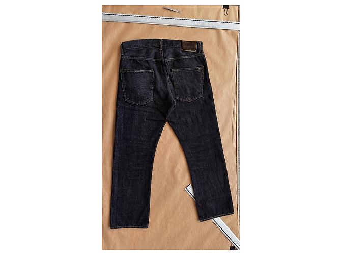 Jeans Selvedge visvim Social Sculpture 01.2R - Nero Blu scuro - vista 11