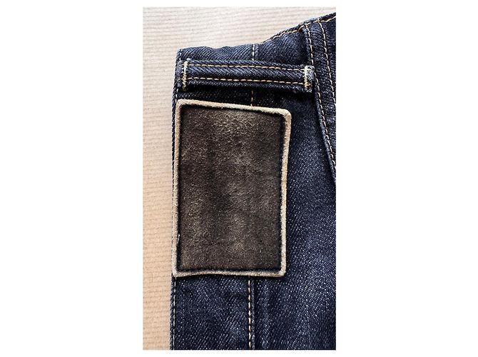 Jeans Selvedge visvim Social Sculpture 01.2R - Nero Blu scuro - vista 13
