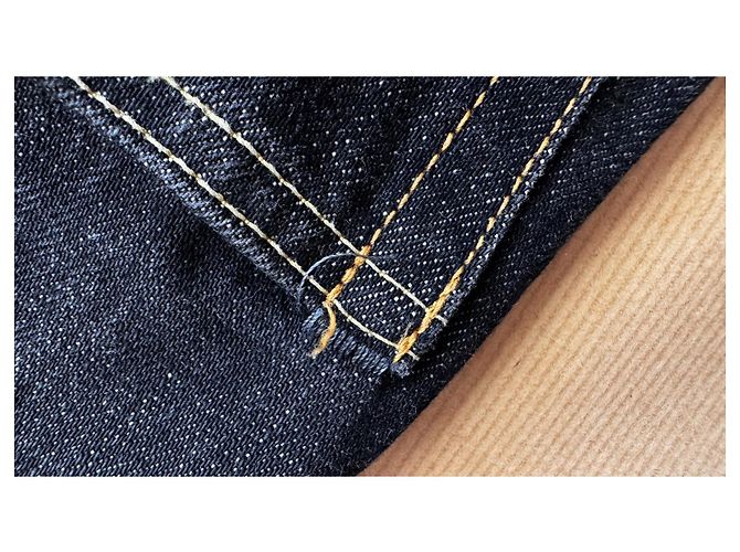Jeans Selvedge visvim Social Sculpture 01.2R - Nero Blu scuro - vista 14