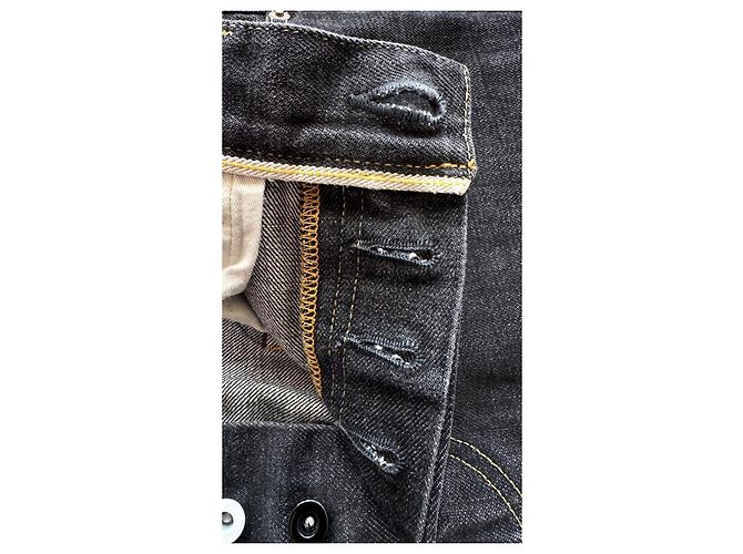 Jeans Selvedge visvim Social Sculpture 01.2R - Nero Blu scuro - vista 4