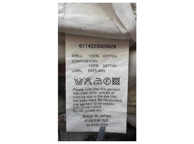 Jeans Selvedge visvim Social Sculpture 01.2R - Nero Blu scuro - vista 7