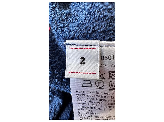 Visvim I.C.T. Jumbo Crew 3/4 Crash Pullover Hellindigo Blau - Ansicht 10
