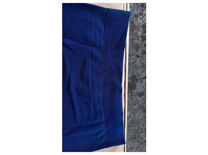 Visvim I.C.T. Jumbo Crew 3/4 Crash Pullover Hellindigo Blau - Ansicht 18