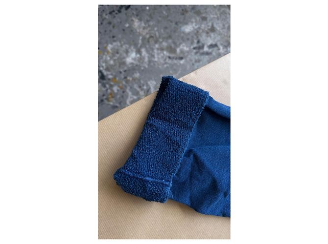 Visvim I.C.T. Jumbo Crew 3/4 Crash Pullover Hellindigo Blau - Ansicht 19