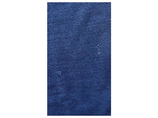 Visvim I.C.T. Jumbo Crew 3/4 Crash Pullover Hellindigo Blau - Ansicht 5
