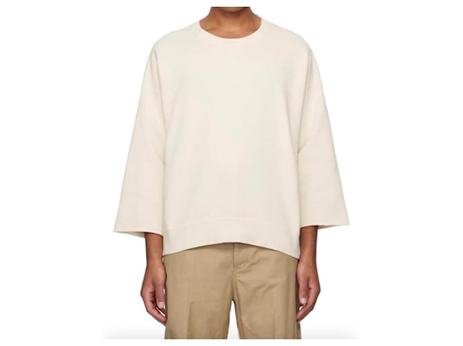 visvim Jumbo SB 3/4 Ärmel Sweatshirt Off White Roh - Ansicht 16