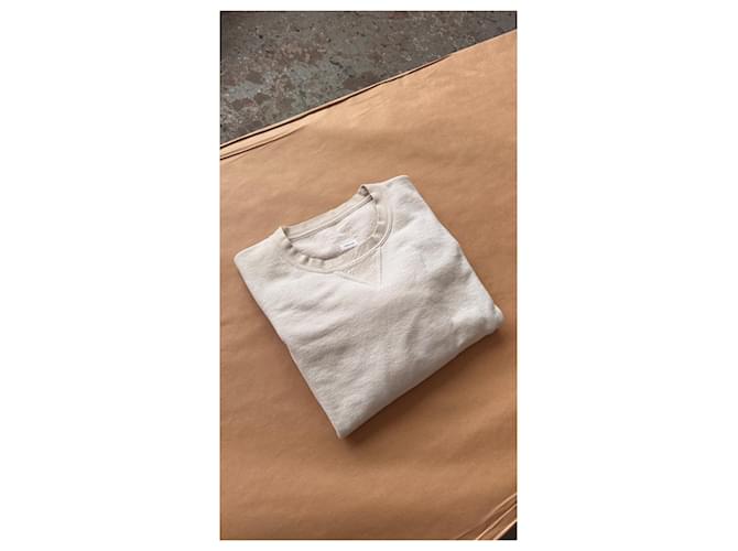 visvim Jumbo SB 3/4 Ärmel Sweatshirt Off White Roh - Ansicht 4