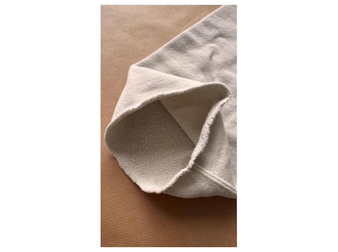 visvim Jumbo SB 3/4 Ärmel Sweatshirt Off White Roh - Ansicht 8