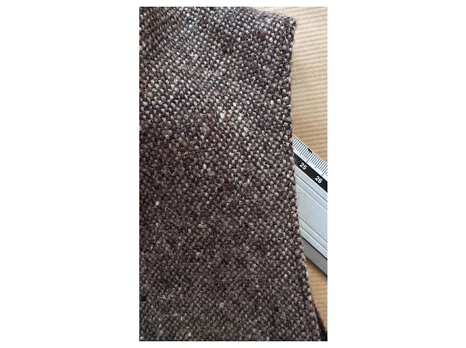 Visvim Gilet Granger Tweed Donegal - Marrone - vista 13