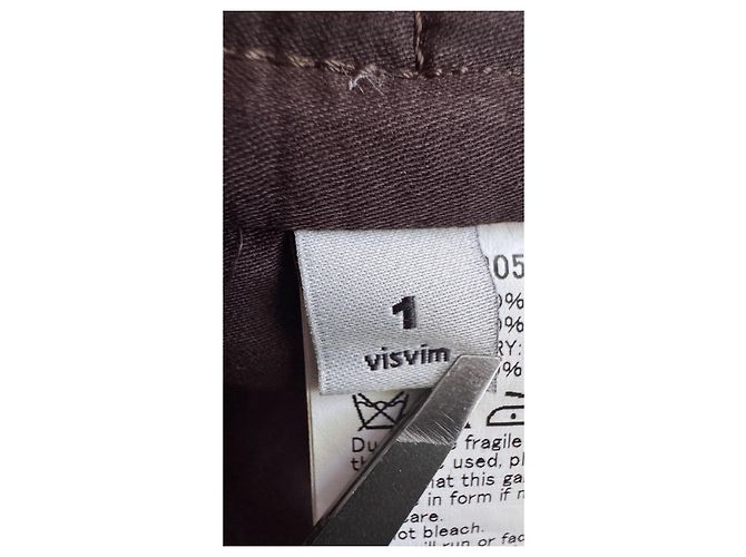 Visvim Gilet Granger Tweed Donegal - Marrone - vista 5