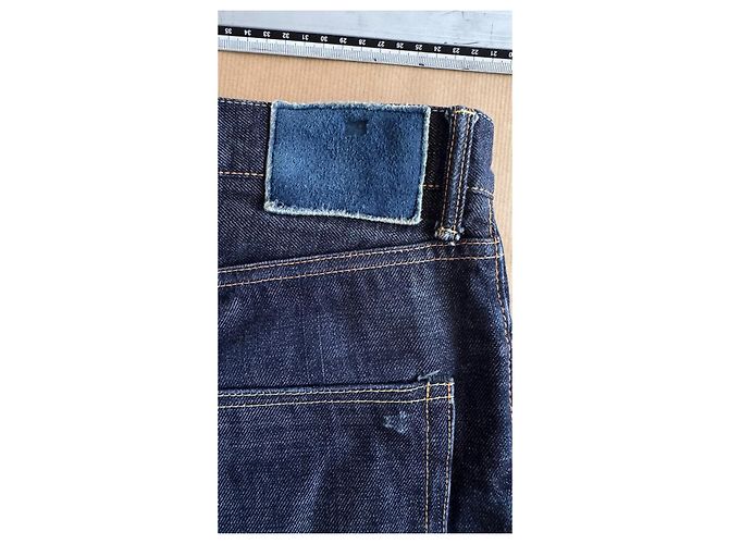 visvim 03R Social Sculpture Denim Jeans Navy W32 L30 Blu - vista 16