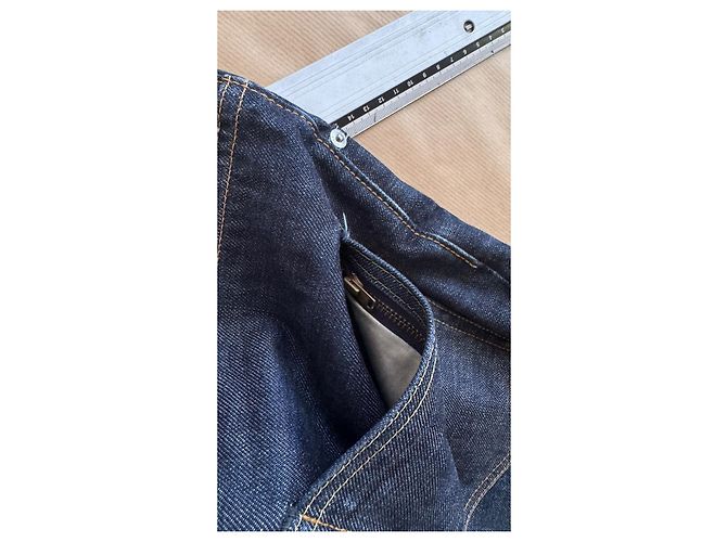 visvim 03R Social Sculpture Denim Jeans Navy W32 L30 Blu - vista 17