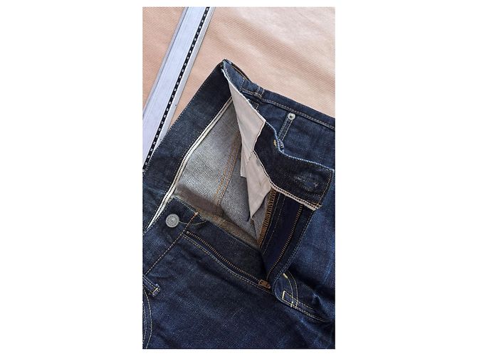 visvim 03R Social Sculpture Denim Jeans Navy W32 L30 Blu - vista 4