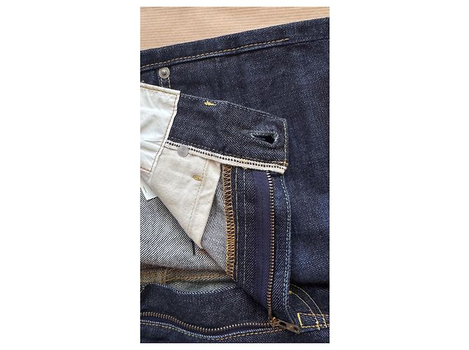 visvim 03R Social Sculpture Denim Jeans Navy W32 L30 Blu - vista 6