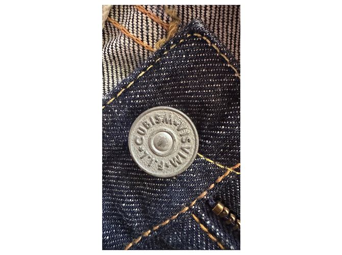 visvim 03R Social Sculpture Denim Jeans Navy W32 L30 Blu - vista 9