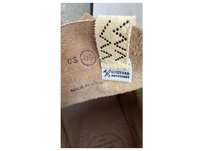 visvim Brigadier Boots Folk Suede Boots - Sand Braun Beige - Ansicht 5