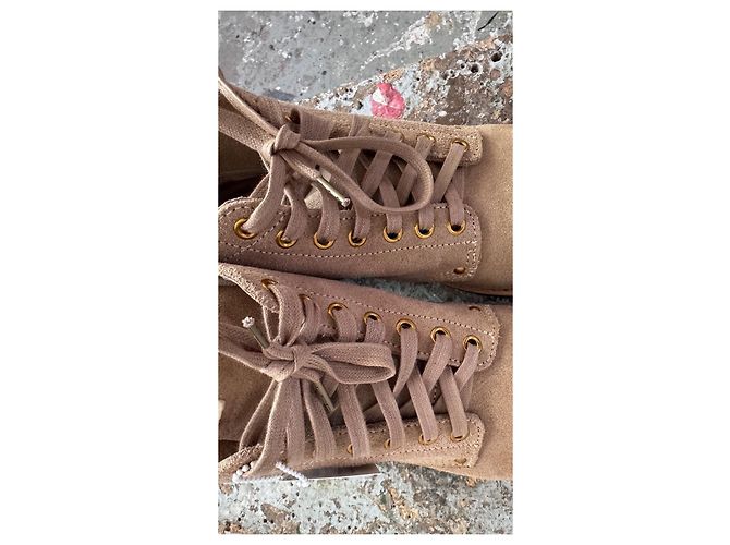 visvim Brigadier Boots Folk Suede Boots - Sand Braun Beige - Ansicht 9
