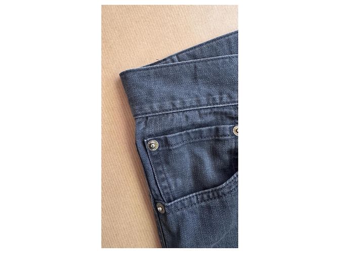 visvim Fluxus 03 Chino Cotone Giza Grigio Blu Grigio antracite - vista 4