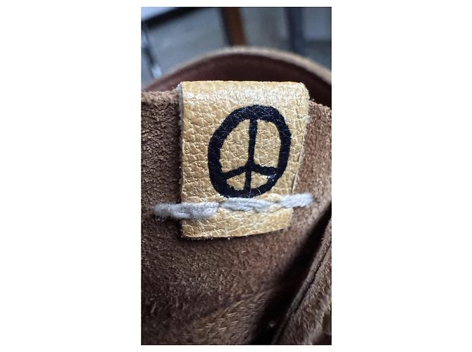 Visvim Brigadier Boots Mid-Folk Camel Scamosciate US9 Marrone - vista 9