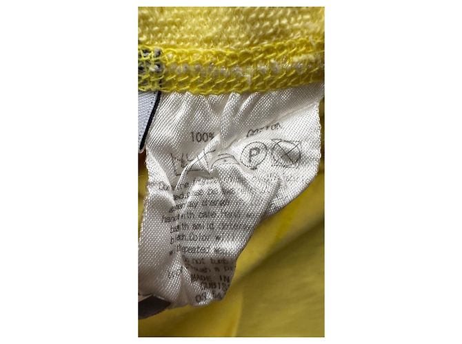 visvim Sudadera con capucha de algodón Amarillo Claro - vista 13