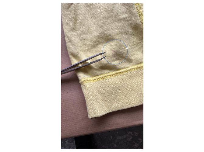 visvim Sudadera con capucha de algodón Amarillo Claro - vista 14