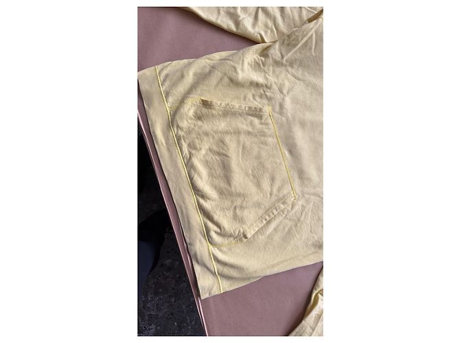 visvim Sudadera con capucha de algodón Amarillo Claro - vista 3