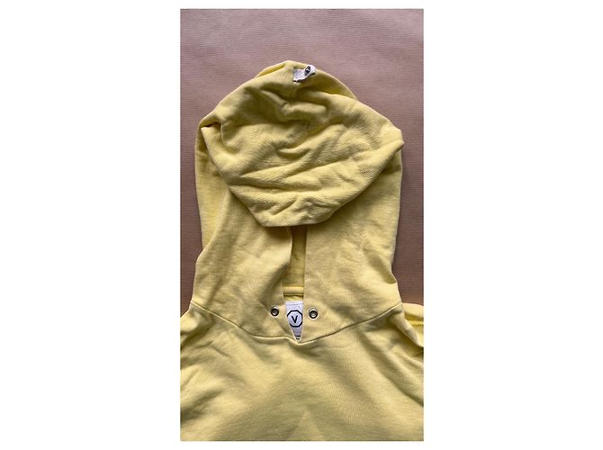 visvim Sudadera con capucha de algodón Amarillo Claro - vista 7