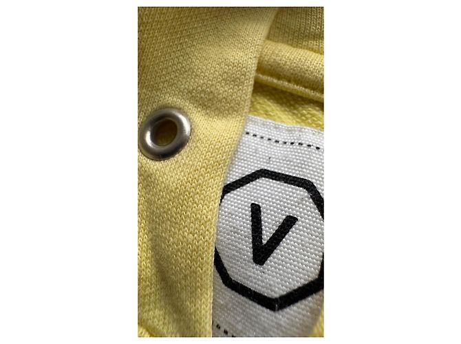 visvim Sudadera con capucha de algodón Amarillo Claro - vista 9