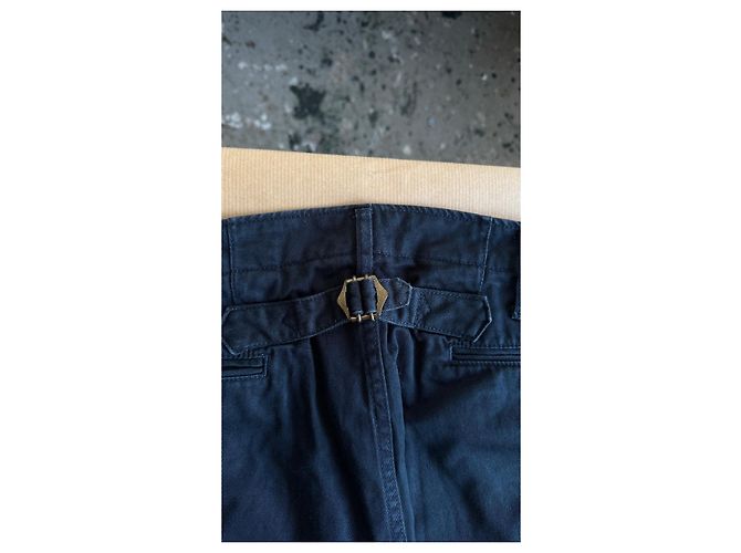 visvim *FIL Exclusive Chino Navy Realizzato in Giappone Blu scuro - vista 13