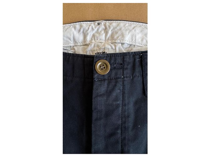 visvim *FIL Exclusive Chino Navy Realizzato in Giappone Blu scuro - vista 3